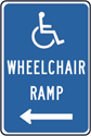 Handicap Wheelchair Ramp Left