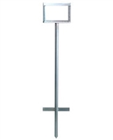 In-Ground Sign Stand for Mesh/Roll up Signs