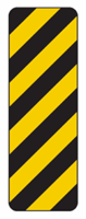 Object Marker Right Yellow Warning Stripes 10"x30"