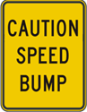 Caution Speed Bump