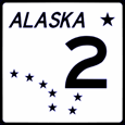 AK State Route Signs 24"x24"