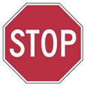 Stop Sign - 36" Reflective