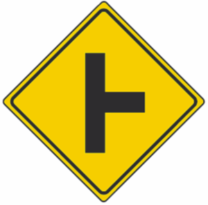 Side Road Warning Signs  USA Traffic Signs