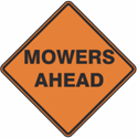 Mowers Ahead Construction 24"x24"