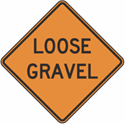 Loose Gravel Construction 24"x24"