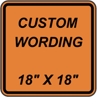 Custom 18"x18" - Orange Background