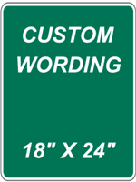 Custom 18"x24" - Green Background