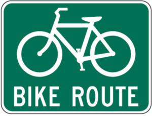 Buy Green Bike Route Signs Usa Traffic Signs