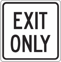 Exit Only 18"x18"