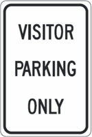 Visitor Parking Only Signs