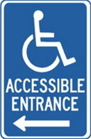 Handicap Accessible Entrance Left