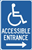 Handicap Accessible Entrance Right