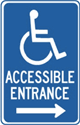 Handicap Accessible Entrance Right