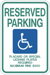 Hawaii Handicap Reserved Parking