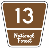 National Forest Route Signs 12"x18"