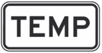 Temp Sign