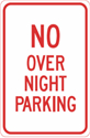 No Over Night Parking
