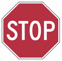 Stop Sign - 18" Reflective