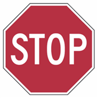 Stop Sign - 36" Reflective