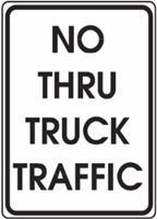 No Thru Truck Traffic