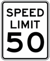 Speed Limit 18"x24" Sign