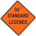Roll-Up 3M™ Prismatic Standard Legends 36"x36"