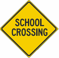 School Crossing Signs 24"x24"