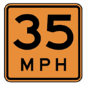 Speed Limit Construction 24"x24"