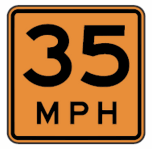 Buy Construction Speed Limit Signs - USA Traffic Signs
