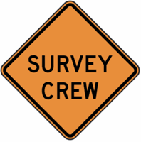 Survey Crew Construction 24"x24"