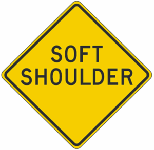Buy Soft Shoulder Warning Signs - USA Traffic Signs
